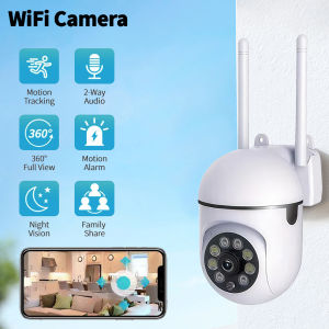 KOLIKOLI 1080P Full HD WiFi IP Security Camera with 360° Panoramic View Night Vision 2-Way Audio Motion Tracking & Alarm 4X Digital Zoom Outdoor Indoor Surveillance System