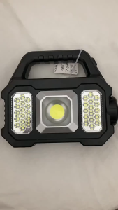 🇸🇬 [READY STOCK] Solar Outdoor Flashlight Handheld Emergency Lamp USB Rechargeable Camping Light Waterproof Outdoor