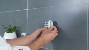 TS TS Kitchen Bathroom Self Adhesive Wall Hook with 3 Rotatable Arms
