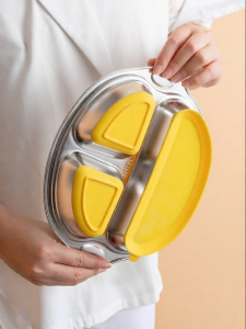 onlycook | Suction Baby Dining Plate 304 Stainless Steel