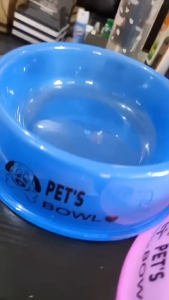 Japan Yokohama Pet Dog Bowl and Cat Bowl Food Bowl Plastic Printed Design HS2340