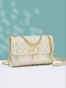 FOXER | Ladys Genuine Leather Chain Shoulder Bag