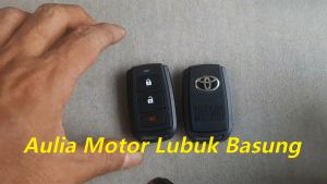 Casing Rumah Remote Alarm Kunci OEM Toyota + Gantungan Kunci All New Avanza G Veloz New Rush Etios