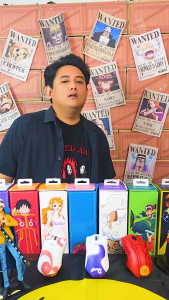 FANTECH x ONE PIECE เมาส์ไร้สายพร้อมแท่นชาร์จลายวันพีชลิขสิทธิ์แท้ รุ่น WG13E WIRELESS MOUSE 1K