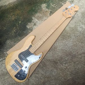 Bass Sarinten MM Aktiv 5 senar warna natural preamp amtech 9volt kayu ashwood bukan fender jazz bass marcus miller