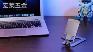 Giá đỡ điện thoại gấp gọn điều chỉnh độ cao thiết kế đẹp H12 hợp kim nhôm