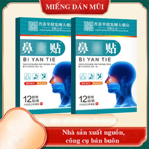 Combo 24 miếng dán thảo dược giúp thông mũi giảm ngẹt mũi BI YAN TIE chính hãng công ty