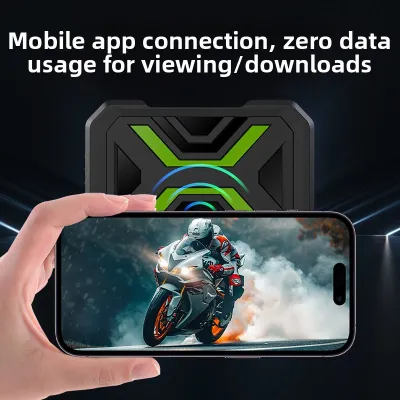 SENPAI | 2K HD Waterproof Anti-shake Dual Camera Motorcycle Recorder