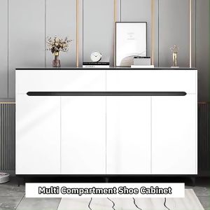 ASJ_ Elegant Design Multi Compartment cabinet storage / Shoe Cabinet D6 - Ship from Ipoh