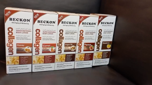 BECKON ANTI AGING & SUPER WHITENING with COLLAGEN and BOTOX FORMULA BODY LOTION 300ML