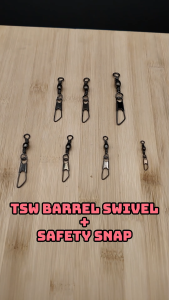 VFOX TSW BARREL SWIVEL + SAFETY SNAP Alat Pancing Kelili Pancing Equipment Mancing Fishing Outdoor