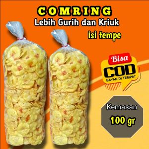Keripik Comring / Comro kering 100gr / Comro tempe / gemblong Termurah
