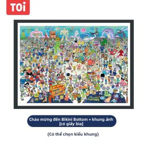 Toi | Khung Ảnh Đồ Chơi Ghép Hình 3D 1000 Mảnh cho Người Lớn