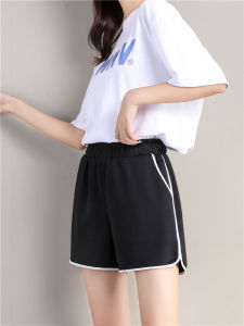 Sports Shorts Women Loose 2024 New Summer Thin Korean Style High Waist Cotton Outer Wear Casual Wide Leg Hot Shorts