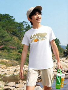 LI-NING KIDS | Round Neck Summer Casual T-Shirt