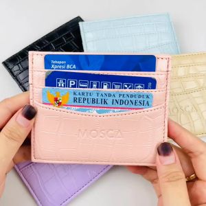 Card Holder Dompet Kartu Wanita Croco (Lily by Mosca)