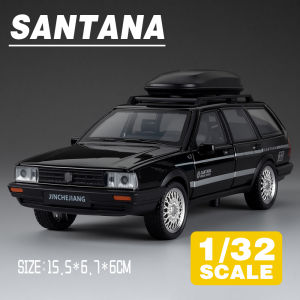 LEO 1:32 Volkswagen Santana Station Wagon Diecast Model Car Alloy Cars Toys Collection Gift For Kids Boy Girl