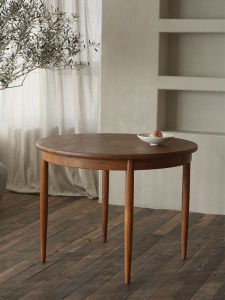 Solid Wood Vintage Round Table