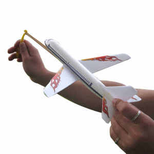 Red Eagle Multipurpose Foam Airplane Model Launching Toy Educational Aviation Model for Children Outdoor Play Toys
