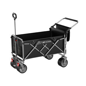 UP DOWN | Folding Pull-Push Camping Handcart for Picnics and Outdoors