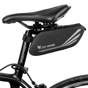West Biking | WEST BIKING Túi Đựng Yên Xe Chống Thấm Nước Cho Xe Đạp Địa Hình/xe Đạp Đường Trường Túi Đuôi Xe Có Thể Tháo Nhanh Túi Đựng Yên Xe Đạp Chống Mài Mòn Túi Đựng Đồ