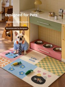 YUNHAOBUYI | Vibrant Design Pet Mat Waterproof Non-slip
