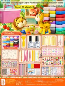 Colorful Clay Supplement For Preschool Craft
