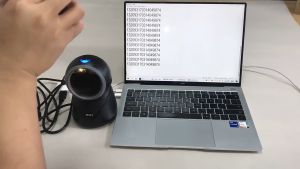 Henex HC6052 1D / 2D Barcode Scanner QR Code Desktop Scanner