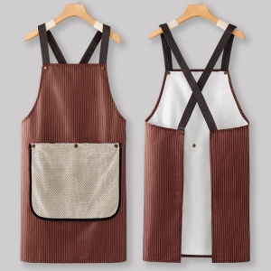 Detachable Thickened Waterproof Oil-resistant Kitchen Apron Hand Towel High Aesthetic Value Home Use Advanced Level