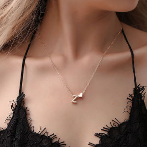 Hot Classic A-Z Initial Letter Pendant Necklace Women Minimalism Chain Necklace For Women Jewelry Gift