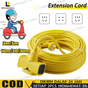 Soket Sambungan Kabel Ekstensi & Strip Plug-in Ekstra Panjang