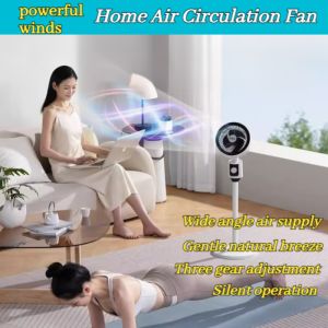 🔥【Lowest price on the entire network】🔥Air circulation fan household ultra-quiet electric fan new style rotating floor fan high wind power wide angle shaking fan floor fan