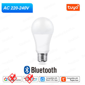 Tuya E27 Led Lamp App Control Bluetooth /WiFi Led Light Bulbs 15W RGB CW WW Smart Bulb Works With Amazon Alexa Google Assistant
