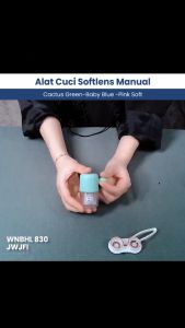 Alat Pembersih Softlens Steamer Manual Motif Kaktus & Tali Penarik