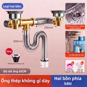 TAOSHI | Bộ Xả Hôi Đôi Chậu