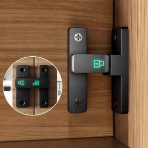 Non-drilling Locking Latch for Sliding and Corner Doors