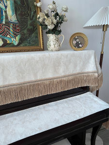 Piano Cover Full Cover Neutral Half Cover Accessible Luxury Piano Dust Cloth American Thickened Piano Cover North European Piano Meng Minimalist Modern