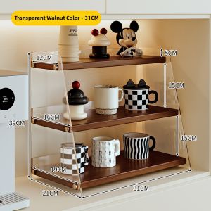 Cup Organizer Shelf Tabletop Cup Holder