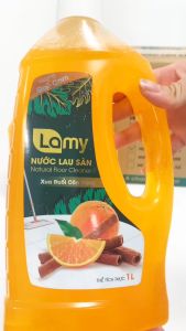 Thùng 04 Chai Nước Lau Sàn Lamy Giúp Làm Sạch Mọi Bề Mặt Kháng Khuẩn Xua Đuổi Côn Trùng Chai 1L