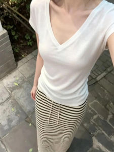 SENWA | Đầm Bộ Sọc Thời Trang Hàn Quốc