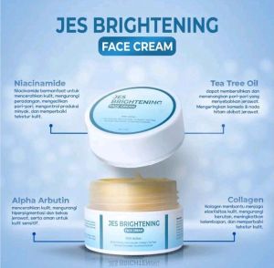Jes brightening cream face cream mencerahkan dan menyamarkan noda hitam