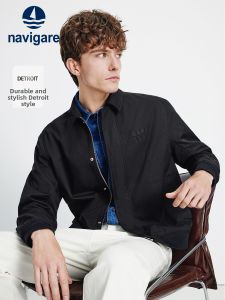 Navigare | Mens Autumn Turn-down Collar Administrative Jacket