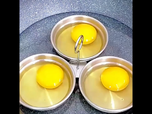 3in1 Stainless Steel Heart Shape Egg Mold Egg Cooker Childrens Food Supplement Boiled Eggs Utensils