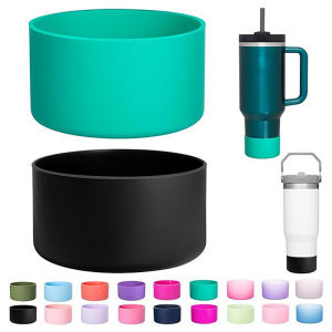 1Pc Silicone Boot For Water Bottle Anti-Slip Bottom Cover Bottom Protector Protective Bottom Base Coaster Flask 7.5cm/2.95in