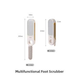FaSoLa | Foot Scrub Brush with Heel and Toe Cleaner