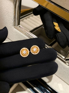 CAFFTI | Lucky Antique Rhinestone Compass Earrings For Spring Summer