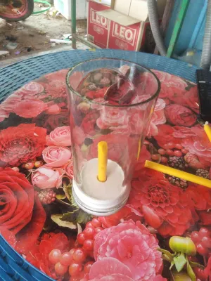 แก้วเชิงเทียน​ทรง​กระบอก​ กันลม​ ให้ความ​ปลอดภัย​ งานdiy​ ลดคาร์บอน​ ยอยอดฮิต ราคาต่อชิ้น​ มี3แบบเลือกให้ถูกใจนะครับ