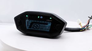 10000RPM Motorcycle Digital Tachometer 7 colors backlight Adjustable Dash Electronic Speedometer Odometer Motor Dashboard Instrumentation Panel with sensor