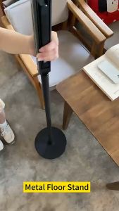 TRIPLEDI Floor Stand Tablet Telescopic Aluminium TD1102 Dual Phone Holder Adjustable Cantilever Live Streaming Video Arm Hands Free Rotatable Lazypod 13 Inch Foldable