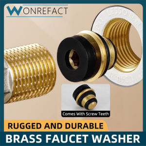 Brass Faucet Washer Sealing Ring Unnecessary PTFE Sealing Tape Durable Hot And Cold Water Faucet Silicone Washer Quick Installation